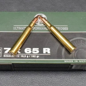 20 Patronen, RWS, Kal.7x65R, KS, 10,5g/162gr.