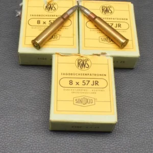 30 Patronen, RWS, Kaliber 8x57JR, H-Mantel, 12,7g/196gr, zum Sonderpreis!