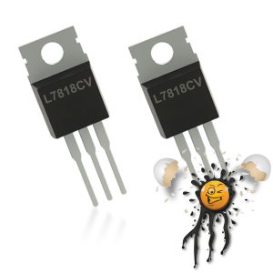 2 Stück TO-220 L78 Spannungsregler L7818
