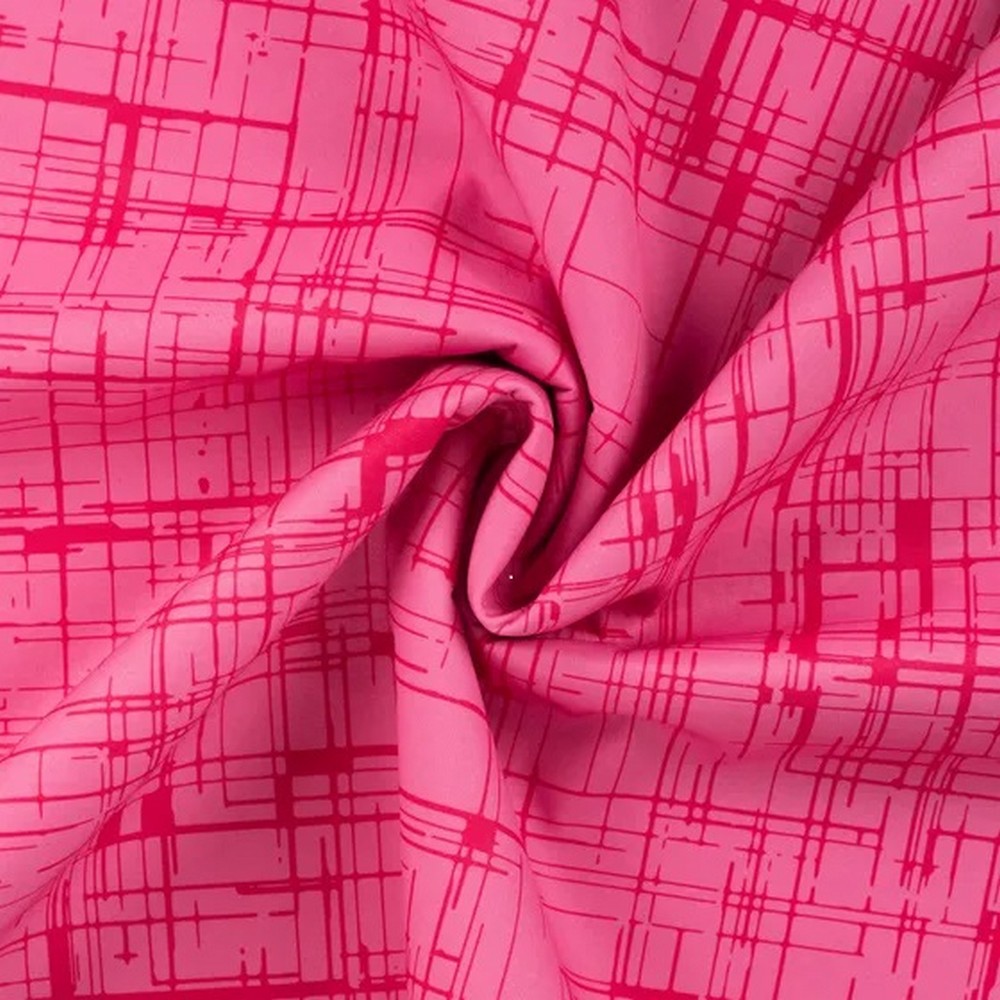 Softshell, Strichmuster auf Pink – Bild 2