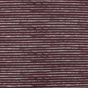 Jersey, unregelmäßige Streifen in Mauve / Weiß