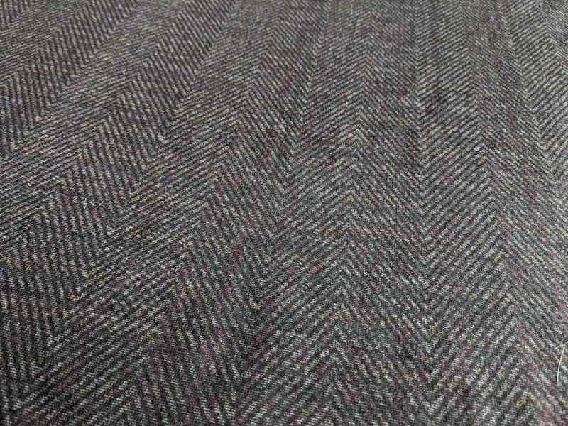 Jersey, Punta Roma, Romanit – Braun / Grau / Zackenmusterung – Bild 2