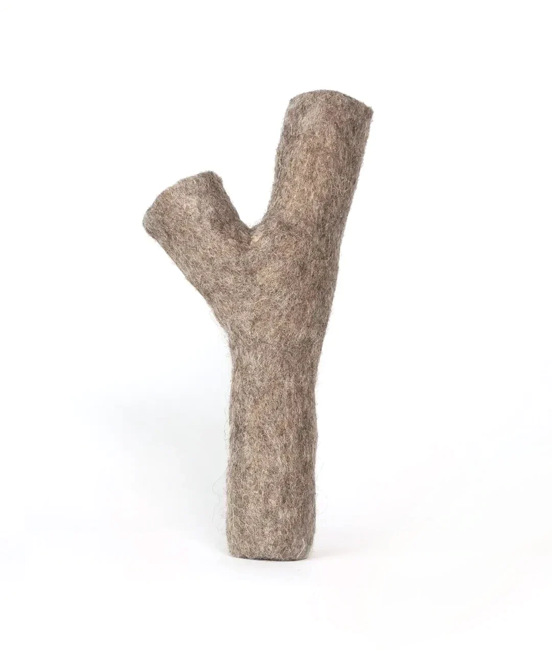 BUDDY. Hundespielzeug aus Wollfilz (von freilaufenden Schafen) „Stock“, frei von Schadstoffen, waschbar bis 60°C, handgefertigt, 22cm